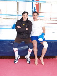 Tigran Ouzlian with friends