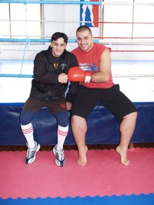 Tigran Ouzlian with friends