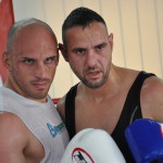 Lefteris Hahamidis with Pampos Giorgoudes.